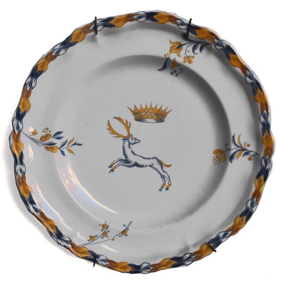 Pair Of Ceramic Dishes By Emile Gallé