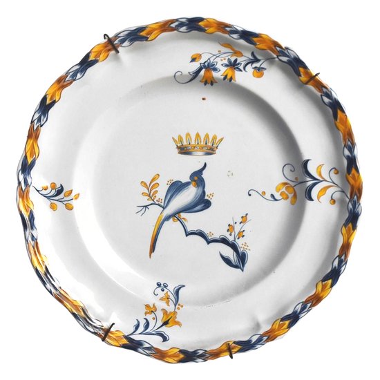 Pair Of Ceramic Dishes By Emile Gallé