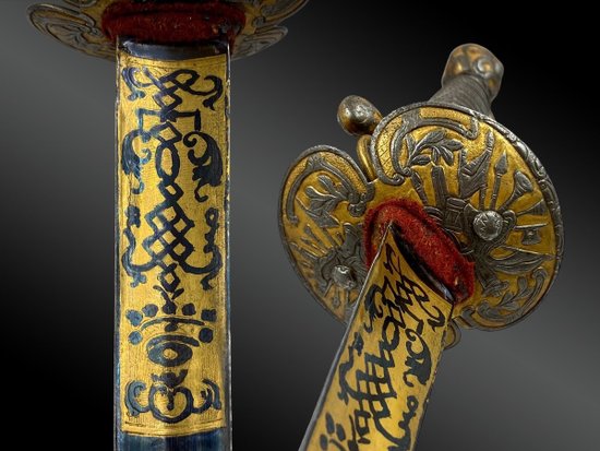 COURT SWORD of the ARENBERG FAMILY - Germany, Former Monarchy - XVIIIth century