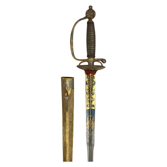 COURT SWORD of the ARENBERG FAMILY - Germany, Former Monarchy - XVIIIth century
