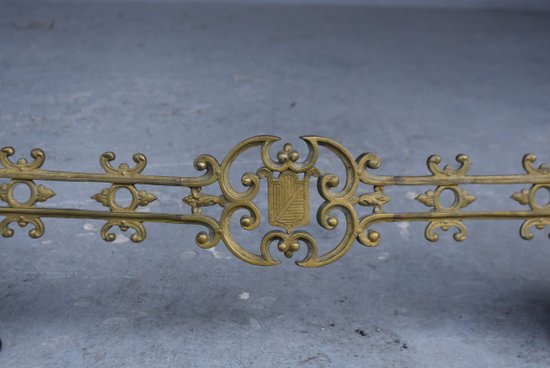 Important Pair Of Bronze Fireplace Andirons XIXth Century