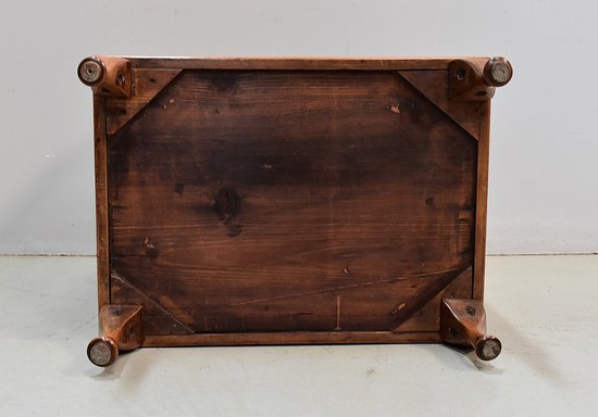 Porte Revues - Tabouret Anglais en Acajou Blond - 1900 / 1920