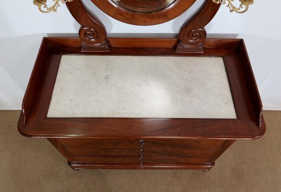 Petite Commode Psyché, époque Restauration – Début XIXe