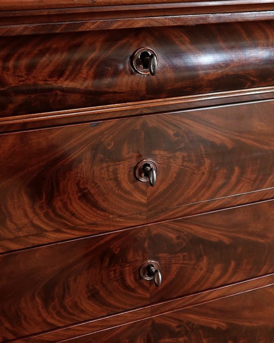 Petite Commode Psyché, époque Restauration – Début XIXe