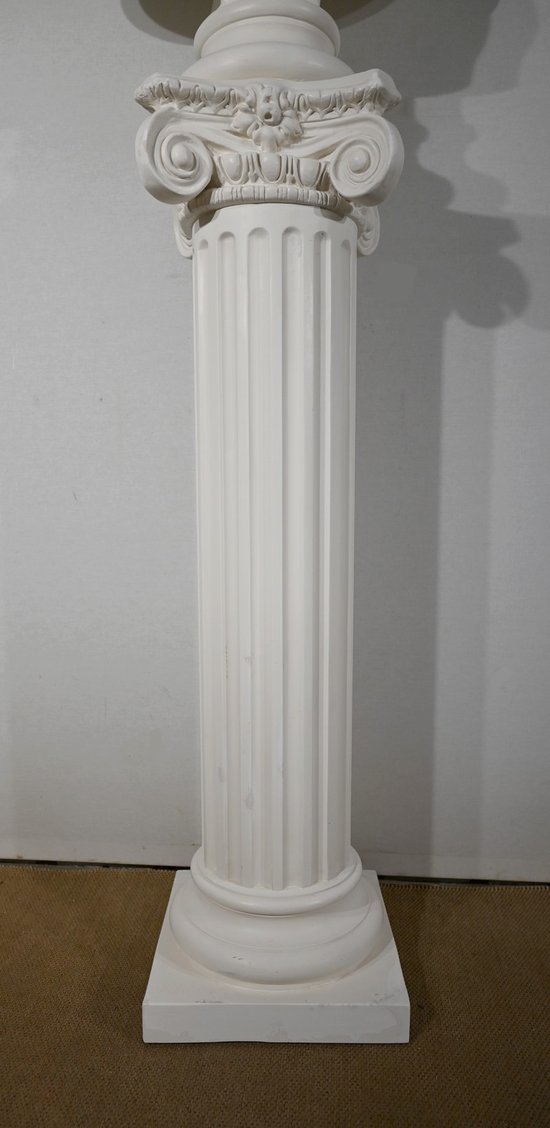 Busto di Antinoüs su colonna - Fine XIX secolo
