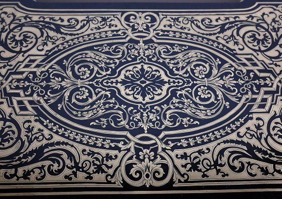 Consolle in legno di pero annerito, periodo Napoleone III - Metà del XIX secolo