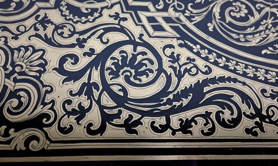 Consolle in legno di pero annerito, periodo Napoleone III - Metà del XIX secolo
