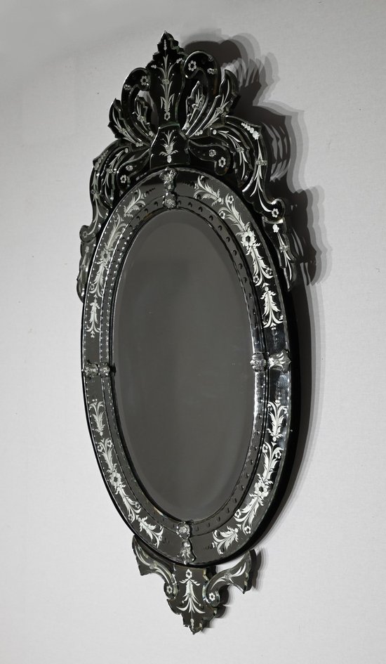 Miroir Ovale Vénitien – 1940