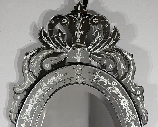 Miroir Ovale Vénitien – 1940