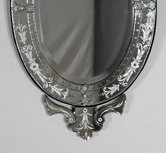 Miroir Ovale Vénitien – 1940