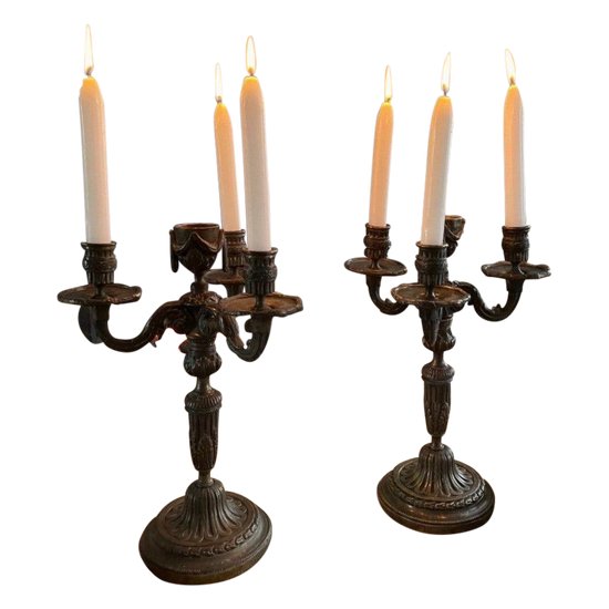 Pair Of Candlesticks In The Louis XVI Style