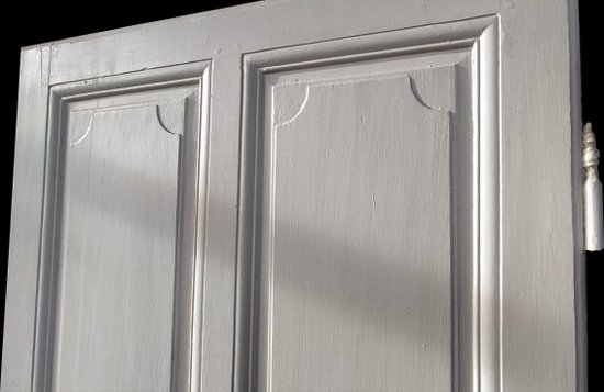 rois Portes Ancienne à écoinçons époque XVIIIème En Chêne Boiserie Porte