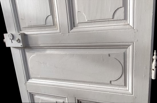 rois Portes Ancienne à écoinçons époque XVIIIème En Chêne Boiserie Porte