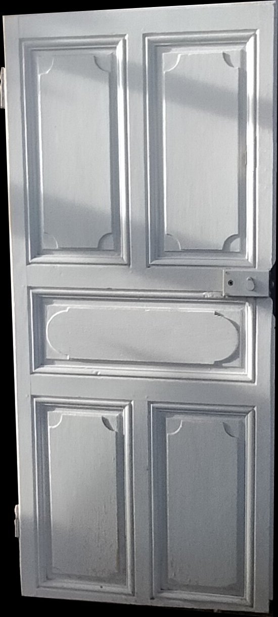rois Portes Ancienne à écoinçons époque XVIIIème En Chêne Boiserie Porte