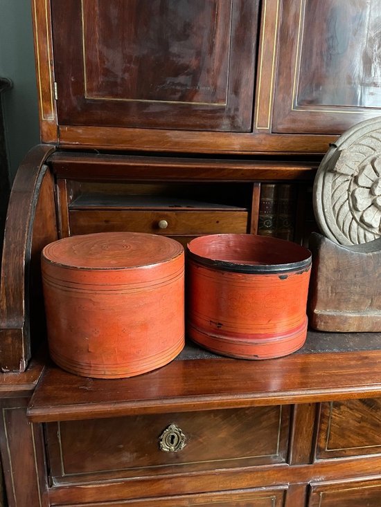 Birma Red Lacquer Box