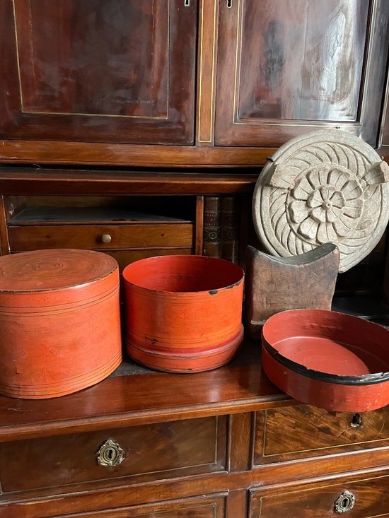 Birma Red Lacquer Box