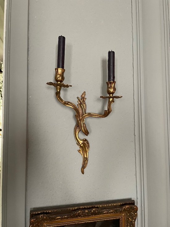 Paire D’appliques De Style Louis XV rocaille
