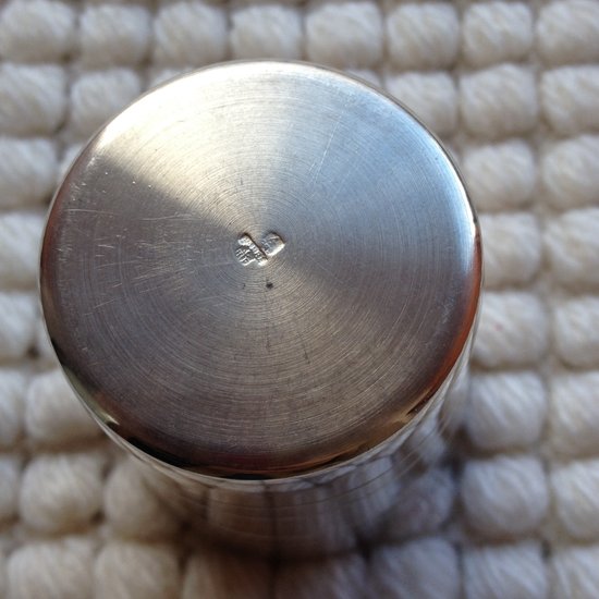 Pretty cup in silver metal Goldsmith Fabre, Paris