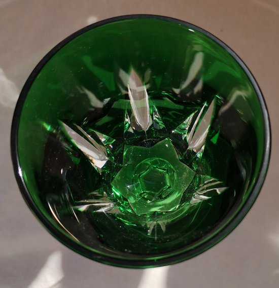 4 große Weißwein- / Römergläser in Doppelkristall, Modell Ségovie Sèvres