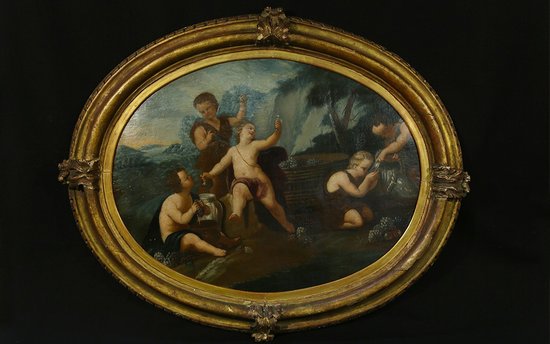 18th century oil on canvas 