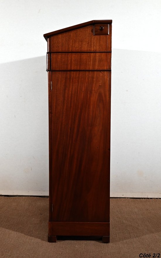 Pupitre Faux Cartonnier en Acajou, époque Restauration – 1ère Partie du XIXe