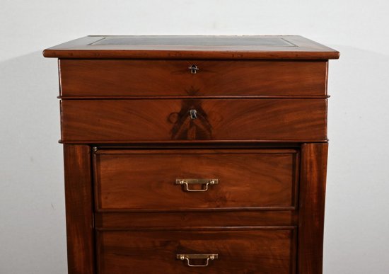 Pupitre Faux Cartonnier en Acajou, époque Restauration – 1ère Partie du XIXe