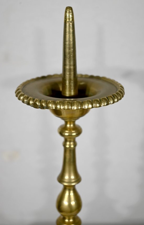 Pair of Gilded Bronze Candle Picks - 2nd half XIXth century