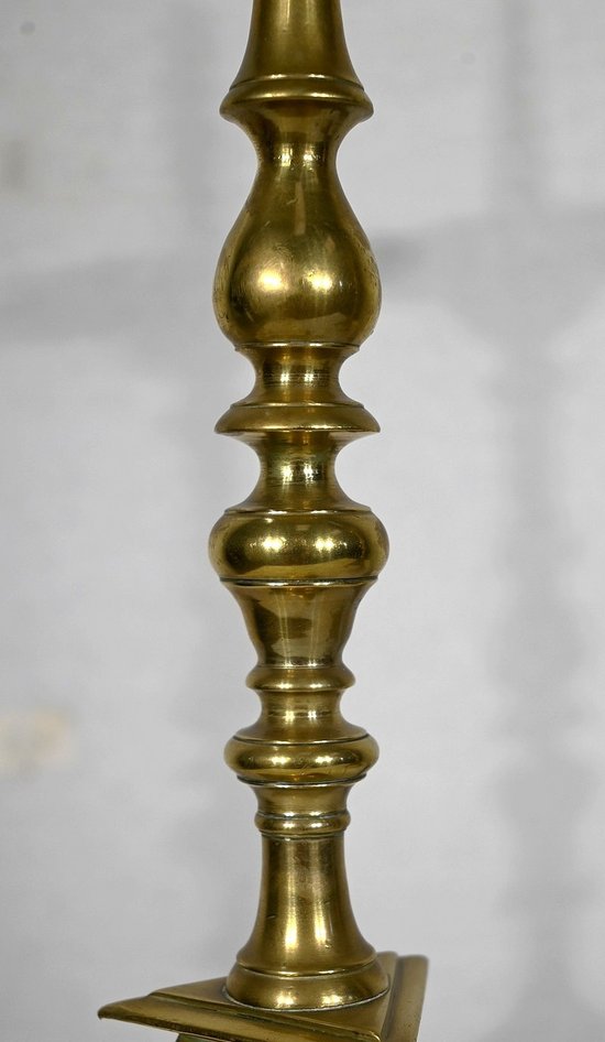 Pair of Gilded Bronze Candle Picks - 2nd half XIXth century