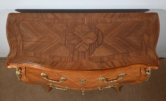 Small Chest of Drawers in cherry wood, Louis XV style - Early XXth century