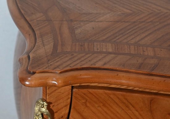 Small Chest of Drawers in cherry wood, Louis XV style - Early XXth century