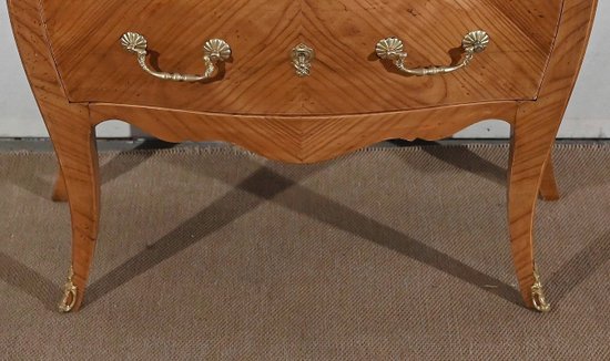 Small Chest of Drawers in cherry wood, Louis XV style - Early XXth century