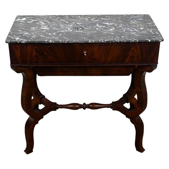 Mahogany Working Console, Restoration period - Early 19th century