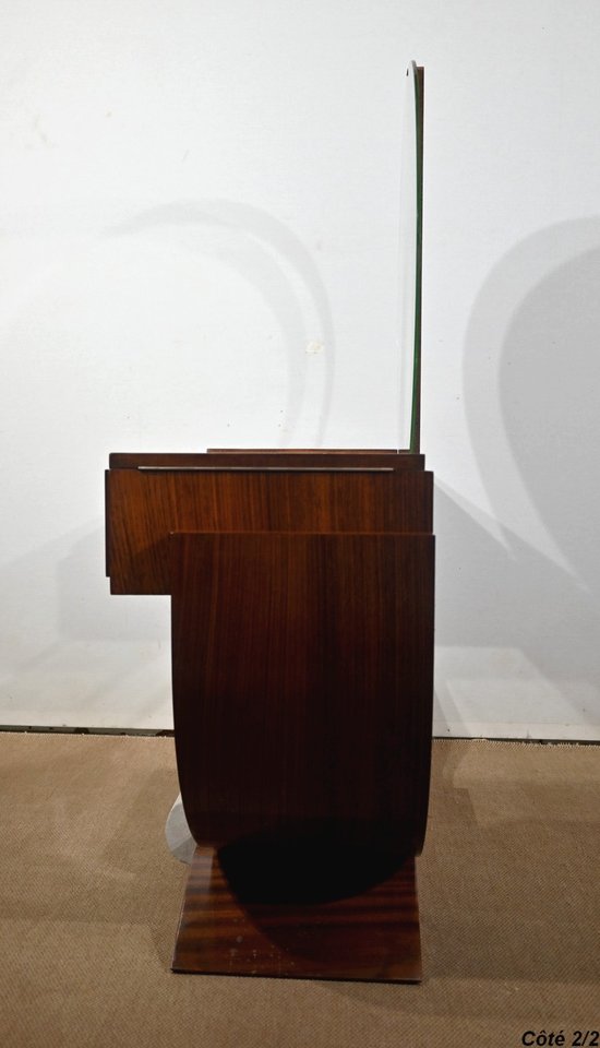 Coiffeuse Paquebot en Palissandre, Art Déco – Début XXe