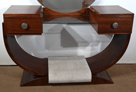 Coiffeuse Paquebot en Palissandre, Art Déco – Début XXe