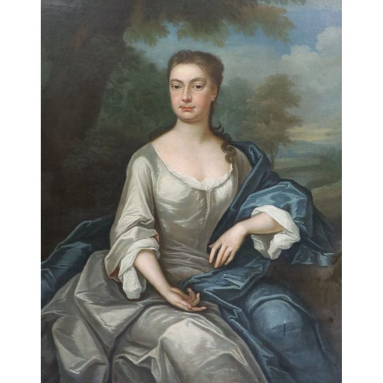 Cerchio di Sir Godfrey Kneller (1646-1723) Ritratto di signora