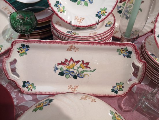 Service de table Longwy en faïence modèle Marseille 45 pièces