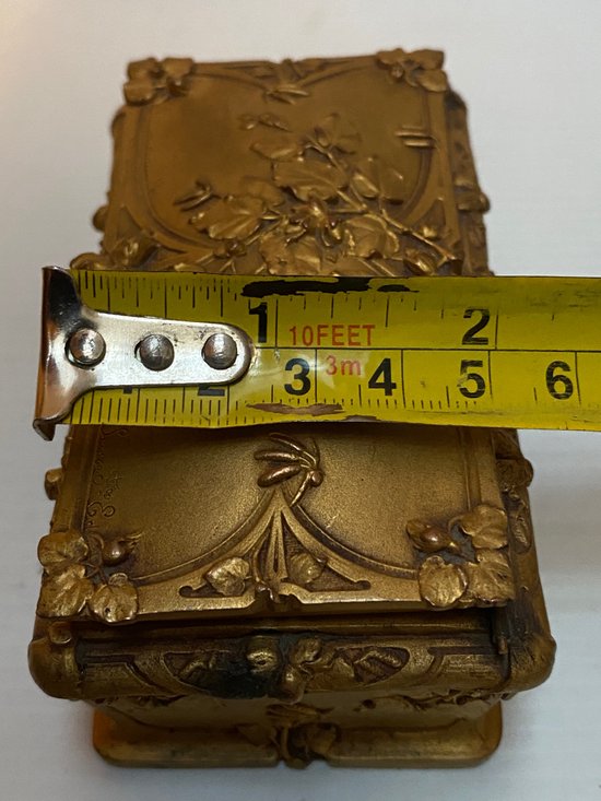 BOÎTE À TIMBRES BRONZE 1900