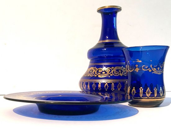 Glass of water Service of night in crystal XIXème