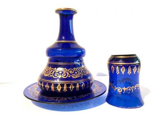Glass of water Service of night in crystal XIXème