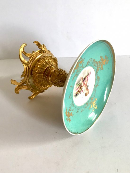 Coupe de table  Sèvres époque Louis Philippe 