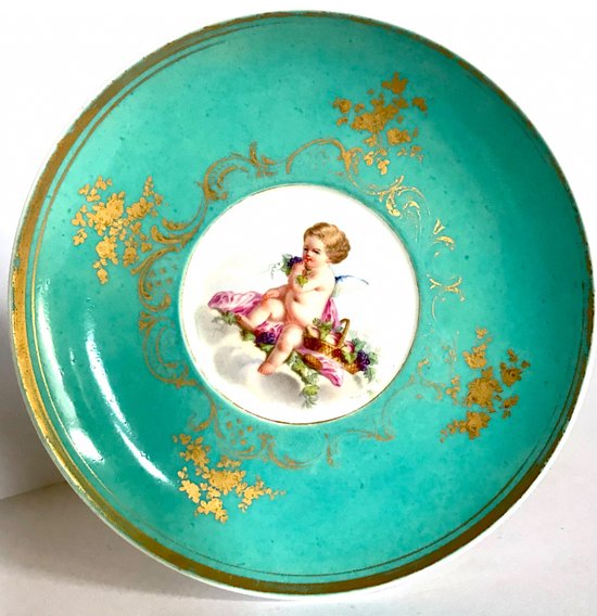 Coupe de table  Sèvres époque Louis Philippe 