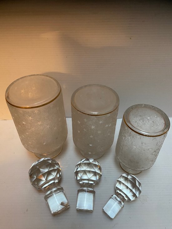 SUITE OF 3 BOTTLES IN SAINT LOUIS