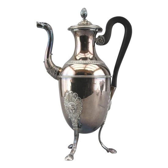 Silver Coffee Pot Restoration