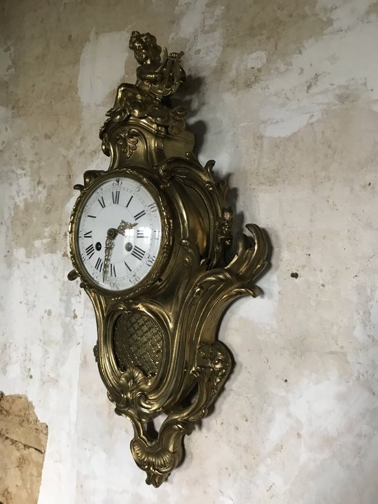 Cartel En Bronze De Style Louis XV