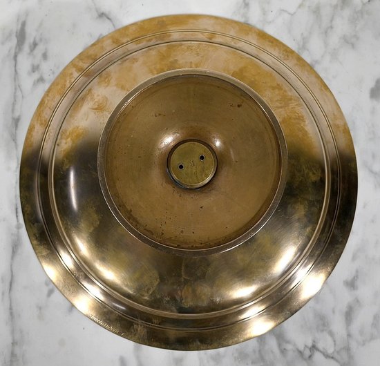 Tazza in bronzo dorato, firmata F. Levillain, F. Barbedienne - XIX secolo