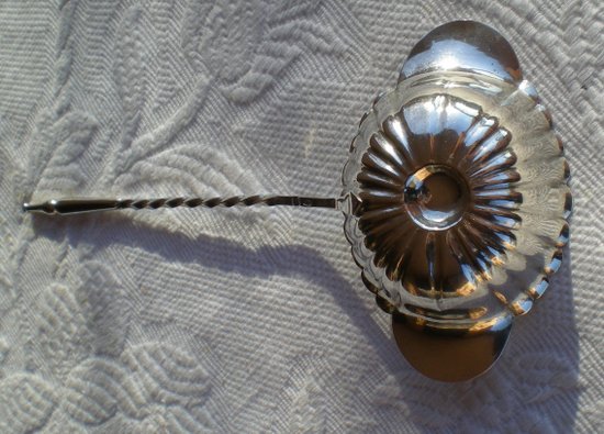Fruit / punch spoon in solid silver hallmark old goldsmith Antoine VAUTRIN late nineteenth