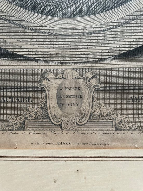 Estampe Louis XVI Libertine