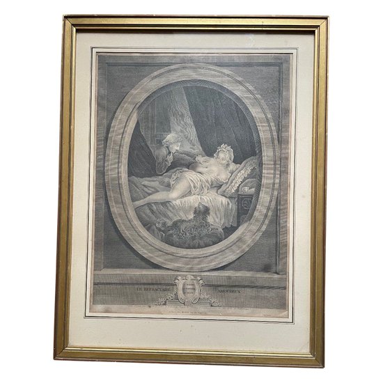 Estampe Louis XVI Libertine