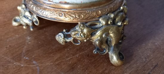 Grande vaso in ceramica con fiori / Napoleone III