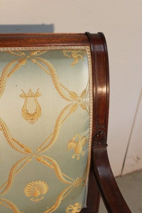 Suite di 3 poltrone in mogano in stile Luigi XVI - metà del XX secolo